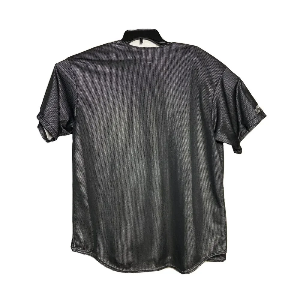 Colorado Rockies Majestic Black Lined Jersey Black Tag 90s Mens Size XL MLB - Picture 4 of 4